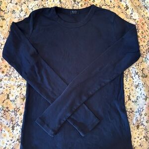 Brandy Melville Navy Long Sleeve Shirt Size S-M Women’s